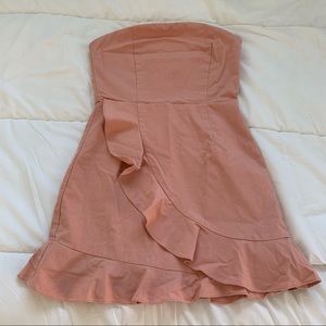 Superdown strapless dress